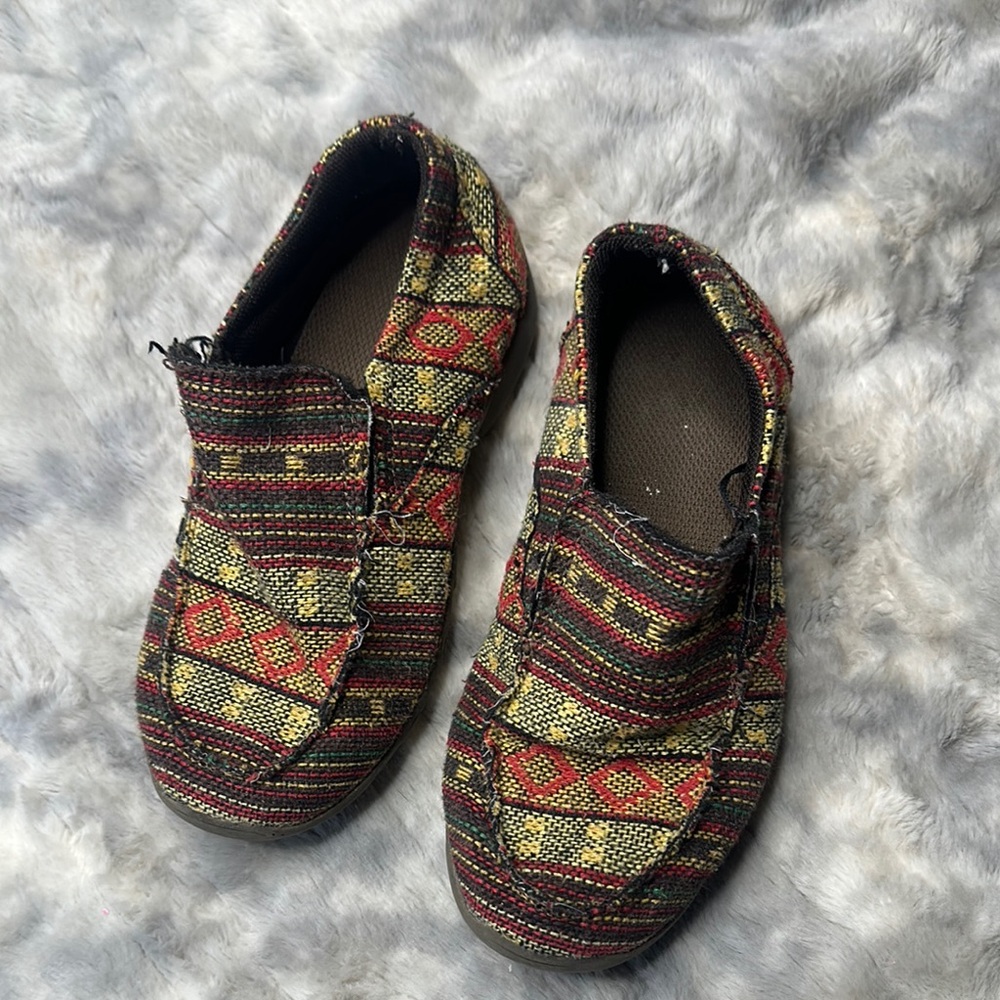 Colorful Patterned Slip-On Shoes